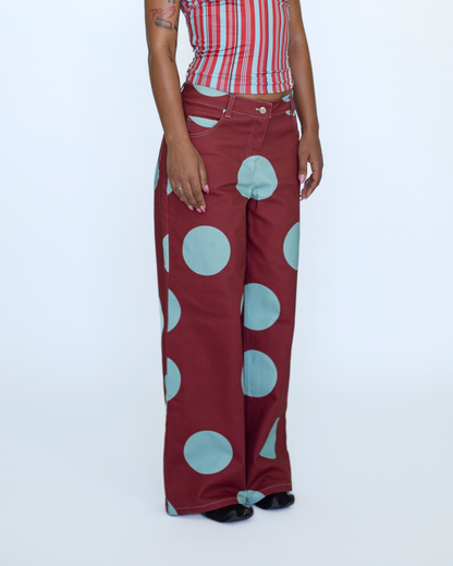 POLKA DOT TROUSERS