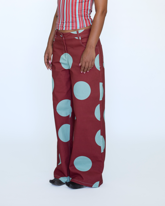 POLKA DOT TROUSERS